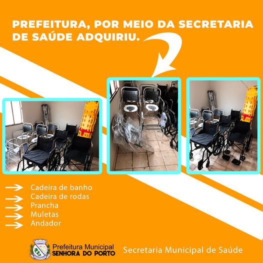 No momento você está vendo Prefeitura Municipal através da Secretaria de Saúde adquire equipamentos para atendimento a necessidades de pessoas de baixa renda de nosso município!