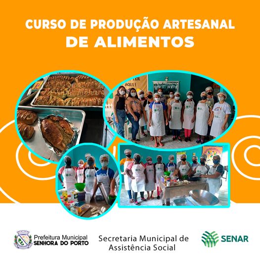 Read more about the article A Secretaria Municipal de Assistência Social juntamente com o SENAR realizou no distrito de São José do Jacaré o curso de produção artesanal de alimentos.