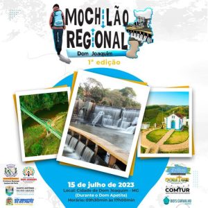 Leia mais sobre o artigo O Mochilão Regional é um projeto dos municípios de Dom Joaquim, Senhora do Porto, Santo Antônio do Rio Abaixo e São Sebastião do Rio Preto