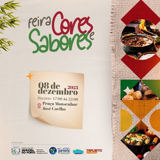 No momento você está vendo Nesta sexta-feira, 8 de dezembro de 2023, a Praça Monsenhor José Coelho recebe mais uma edição da nossa Feira Cores e Sabores.